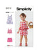 Simplicity sewing pattern 3112 Toddlers' Dress, Top and Shorts from Jaycotts Sewing Supplies