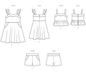 Simplicity sewing pattern 3112 Toddlers' Dress, Top and Shorts from Jaycotts Sewing Supplies