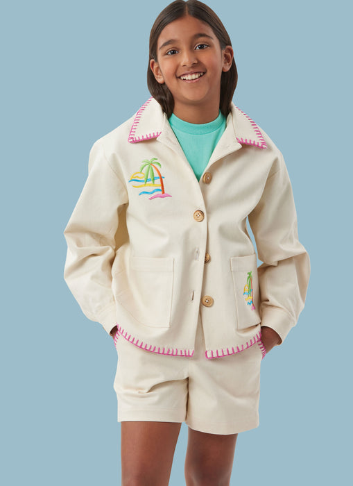 Simplicity sewing pattern 3113 Children's  Jacket, Shorts and Trousers from Jaycotts Sewing Supplies