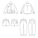 Simplicity sewing pattern 3113 Children's  Jacket, Shorts and Trousers from Jaycotts Sewing Supplies