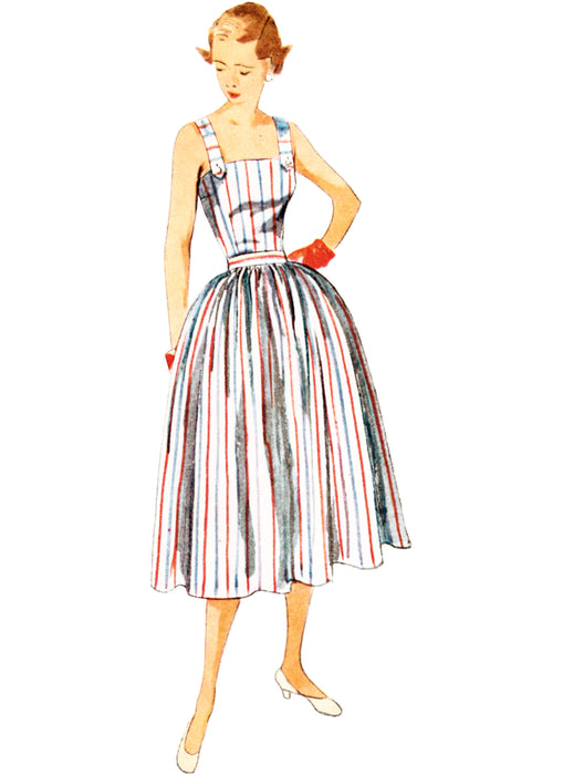Simplicity sewing pattern 3115 1950's Two-Piece Play Suit and Skirt from Jaycotts Sewing Supplies