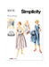 Simplicity sewing pattern 3115 1950's Two-Piece Play Suit and Skirt from Jaycotts Sewing Supplies