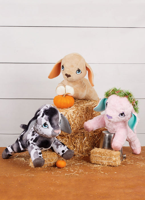 Simplicity sewing pattern 3121 Baby Goat Plushy and Accessories by Carla Reiss from Jaycotts Sewing Supplies