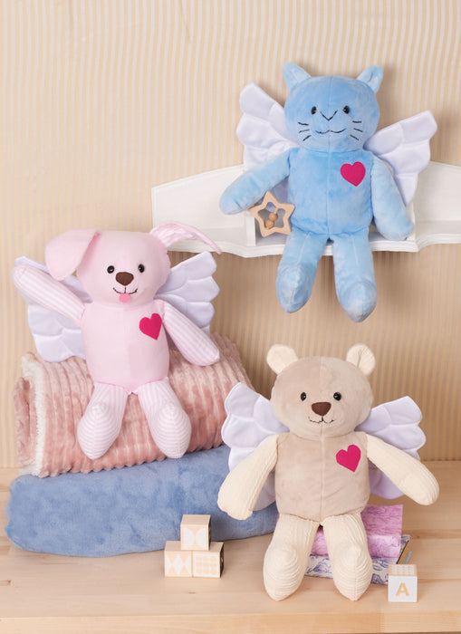 Simplicity sewing pattern 3122 Memory Plush Animals with Wings from Jaycotts Sewing Supplies