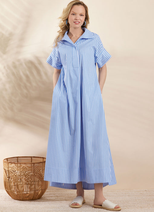 Simplicity Sewing Pattern S3130 Loose fitting Pullover Dress from Jaycotts Sewing Supplies