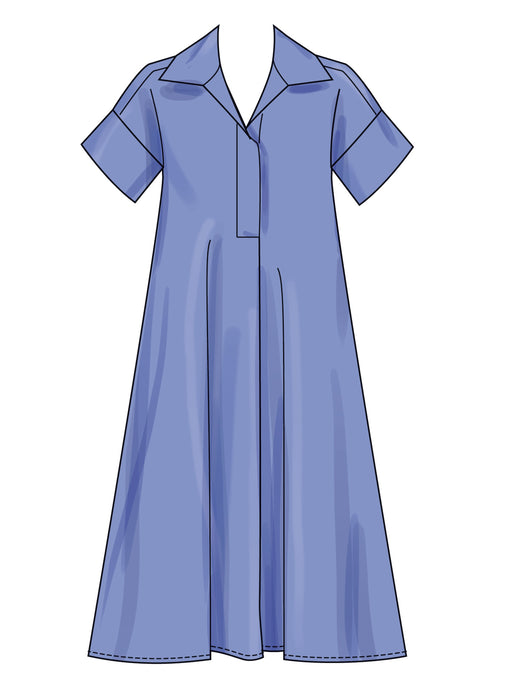 Simplicity Sewing Pattern S3130 Loose fitting Pullover Dress from Jaycotts Sewing Supplies