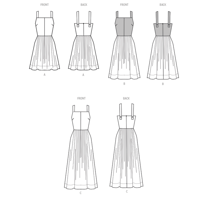 Simplicity Sewing Pattern S3131 Misses' and Women's Dress in Three Lengths from Jaycotts Sewing Supplies