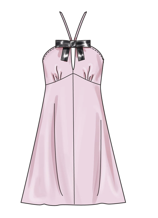 Simplicity Sewing Pattern 3133 Halter Dress in Two Lengths from Jaycotts Sewing Supplies