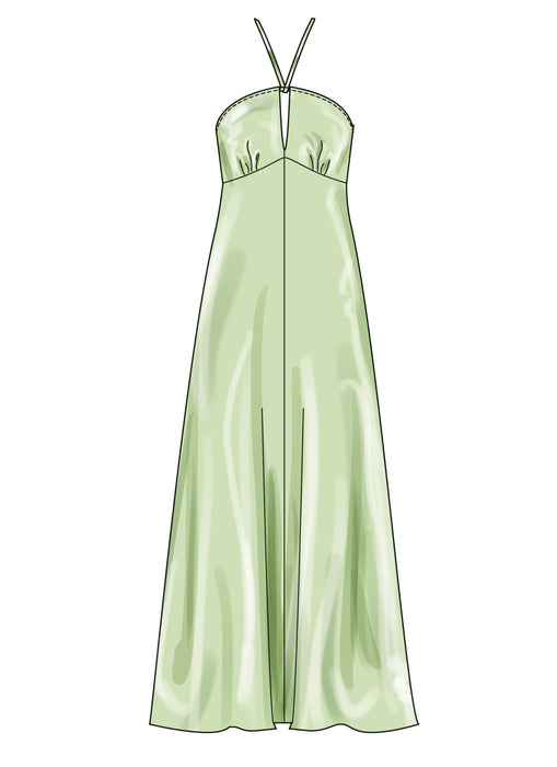 Simplicity Sewing Pattern 3133 Halter Dress in Two Lengths from Jaycotts Sewing Supplies