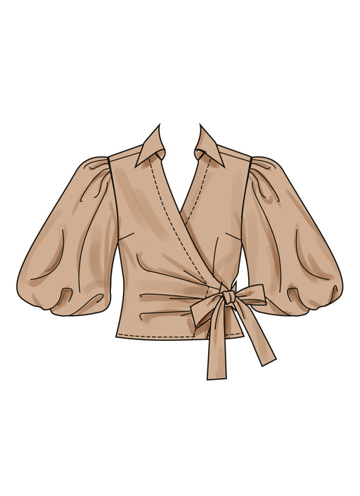 Simplicity Sewing Pattern 3135 Wrap Top from Jaycotts Sewing Supplies