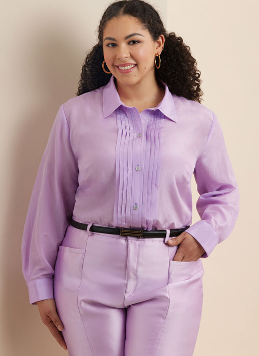 Simplicity Sewing Pattern 3136 Misses' \ Women's Button Up Shirt from Jaycotts Sewing Supplies