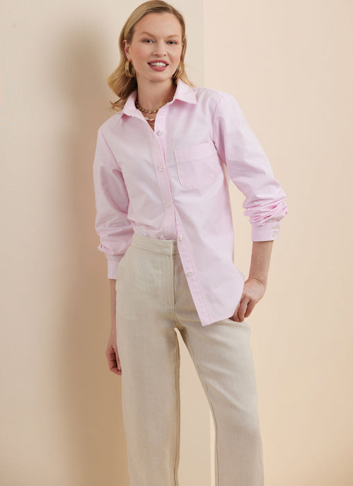 Simplicity Sewing Pattern 3136 Misses' \ Women's Button Up Shirt from Jaycotts Sewing Supplies