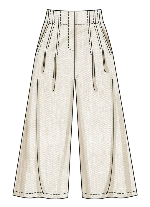 Simplicity Sewing Pattern 3137 Misses' Pleated Shorts and Trousers from Jaycotts Sewing Supplies