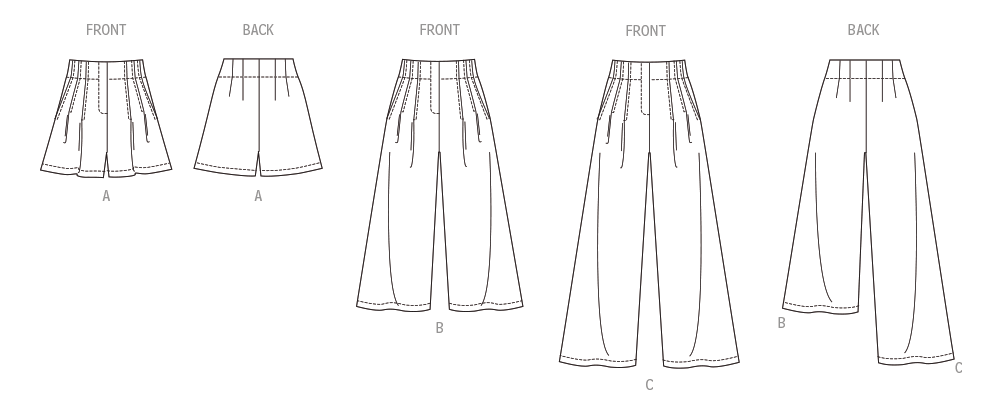 Simplicity Sewing Pattern 3137 Misses' Pleated Shorts and Trousers from Jaycotts Sewing Supplies