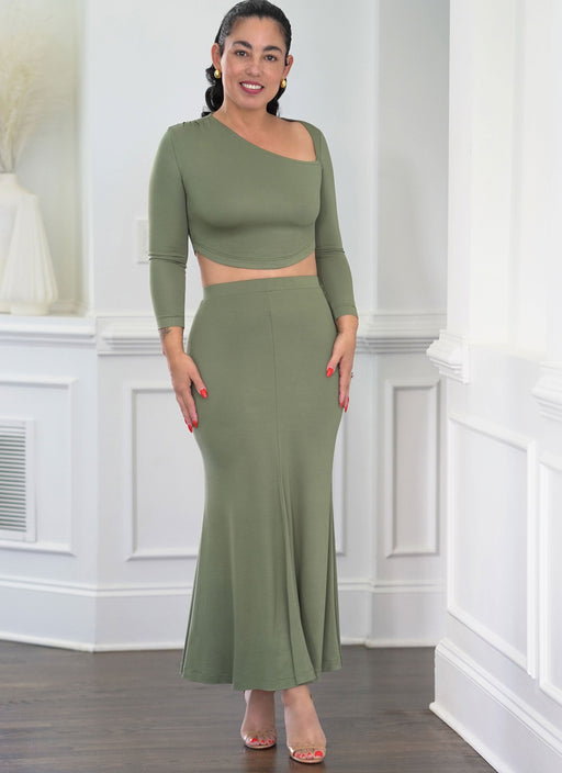 Simplicity Sewing Pattern 3140 Misses' Knit Top and Skirt by Mimi G Style from Jaycotts Sewing Supplies