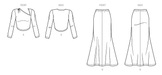 Simplicity Sewing Pattern 3140 Misses' Knit Top and Skirt by Mimi G Style from Jaycotts Sewing Supplies