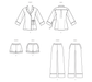 Simplicity Sewing Pattern 3143 Misses' Pajamas from Jaycotts Sewing Supplies