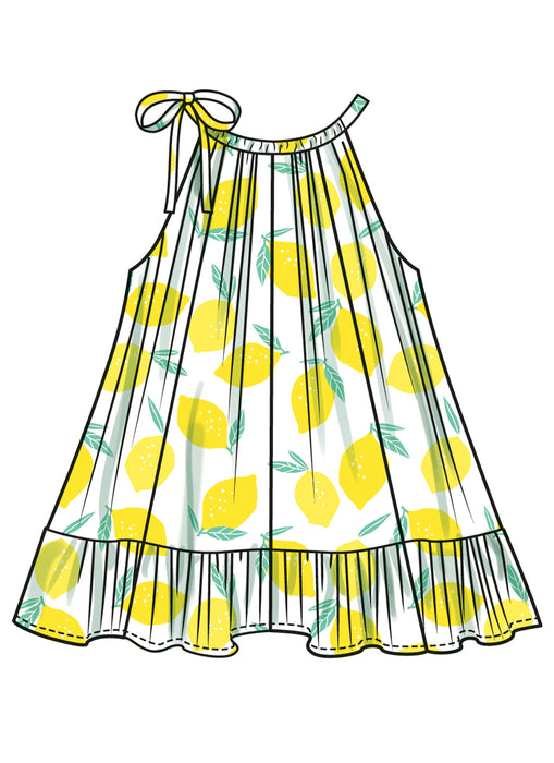 Simplicity Sewing Pattern 3146 Girls' Halter Dresses from Jaycotts Sewing Supplies