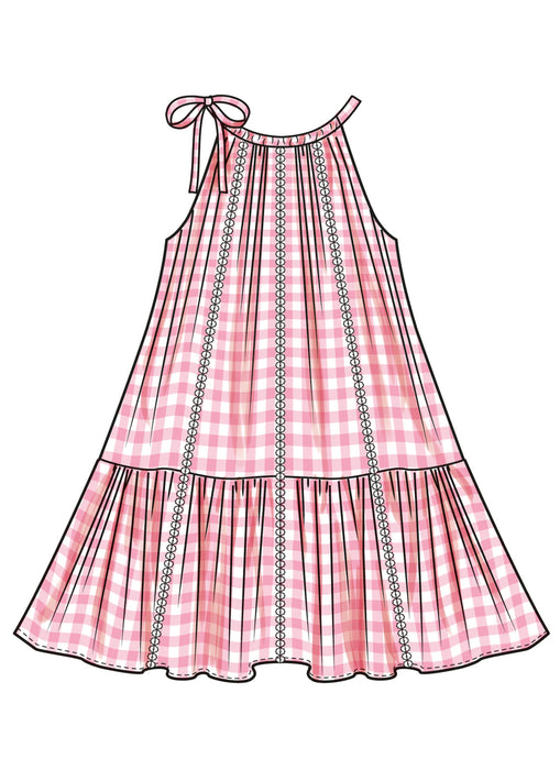 Simplicity Sewing Pattern 3146 Girls' Halter Dresses from Jaycotts Sewing Supplies