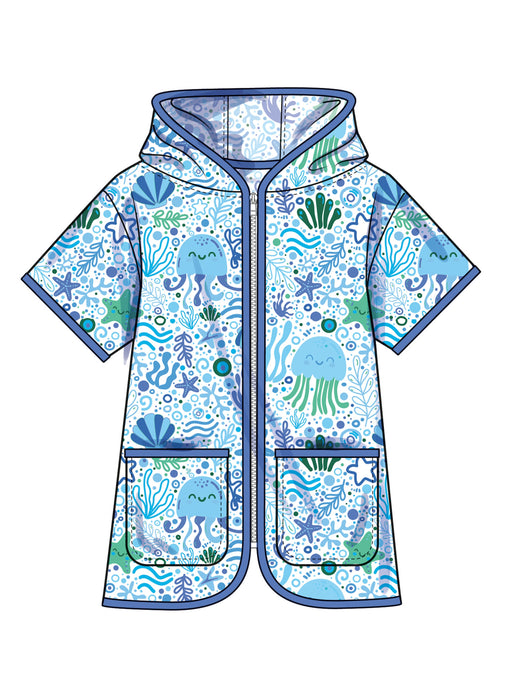 Simplicity Sewing Pattern 3147 Girls' Hooded Cover Up from Jaycotts Sewing Supplies