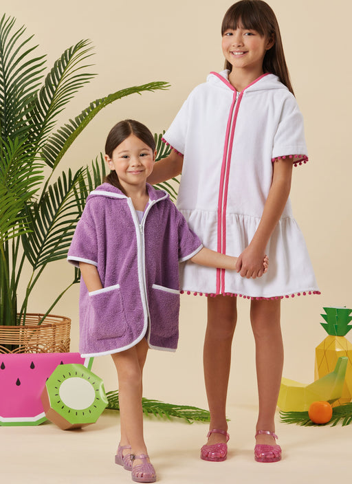 Simplicity Sewing Pattern 3147 Girls' Hooded Cover Up from Jaycotts Sewing Supplies