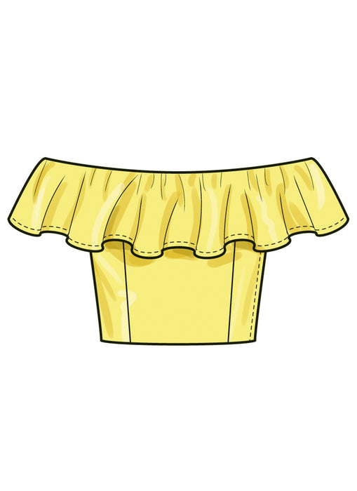 Simplicity Sewing Pattern 3148 Girls' Ruffle Top and Skirt from Jaycotts Sewing Supplies