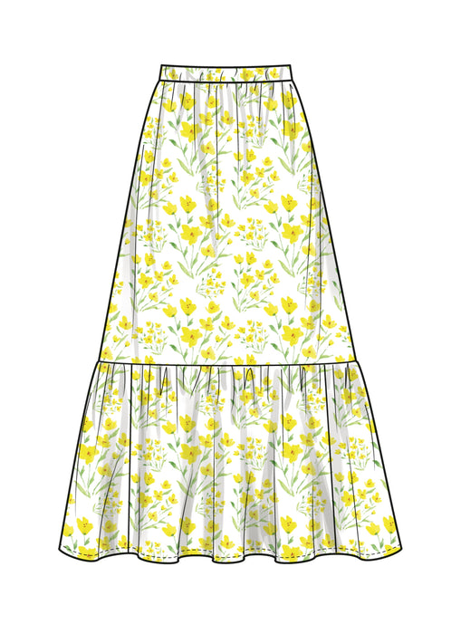 Simplicity Sewing Pattern 3148 Girls' Ruffle Top and Skirt from Jaycotts Sewing Supplies