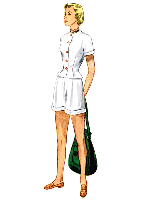Simplicity Sewing Pattern 3150 Vintage 1940's Jacket, Bra and Shorts from Jaycotts Sewing Supplies