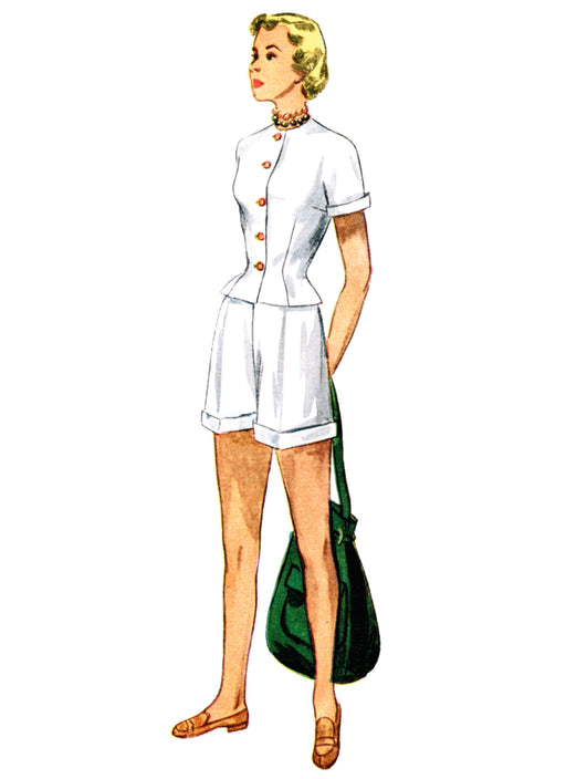 Simplicity Sewing Pattern 3150 Vintage 1940's Jacket, Bra and Shorts from Jaycotts Sewing Supplies