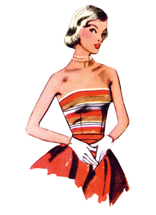 Simplicity Sewing Pattern 3152 Misses' 1950's Halter and Strapless Bodice from Jaycotts Sewing Supplies