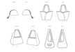 Simplicity Sewing Pattern 3154 One Pattern Piece Bags from Jaycotts Sewing Supplies