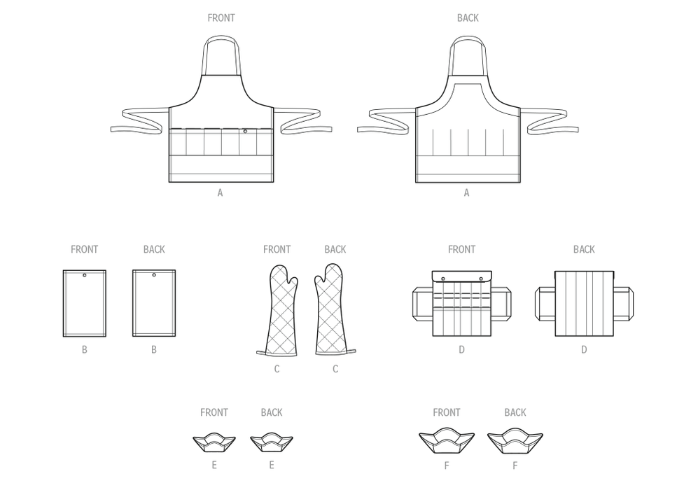 Simplicity Sewing Pattern 3155 Outdoor Grill and Picnic Accessories from Jaycotts Sewing Supplies