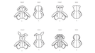 Simplicity Sewing Pattern 3157 Seated Plush Animals by Elaine Heigl Designs from Jaycotts Sewing Supplies