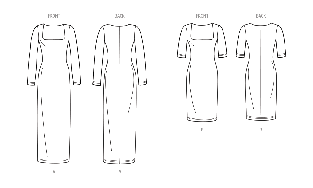 Simplicity 9701 Knit Dress pattern by Mimi G Style from Jaycotts Sewing Supplies