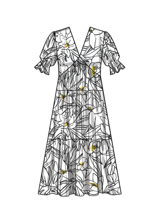 Simplicity 9702 Empire Dress Sewing pattern from Jaycotts Sewing Supplies