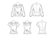 Simplicity 9706 Tops Sewing pattern from Jaycotts Sewing Supplies