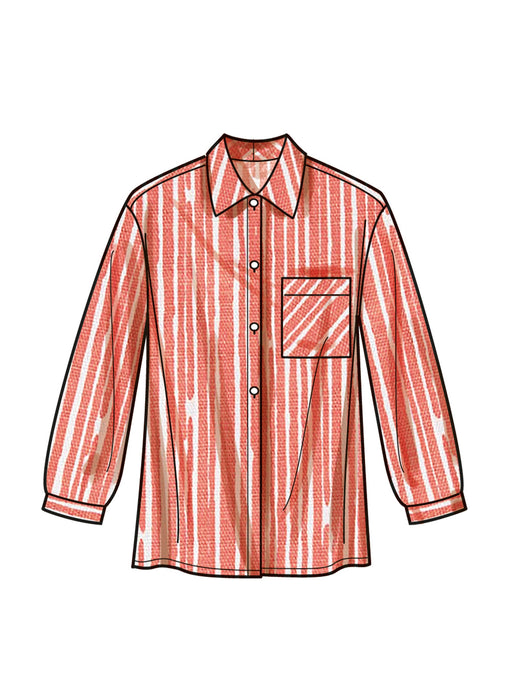 Simplicity 9707 Shirts Sewing pattern from Jaycotts Sewing Supplies