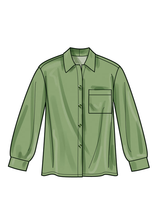 Simplicity 9708 Women's Shirts Sewing pattern from Jaycotts Sewing Supplies