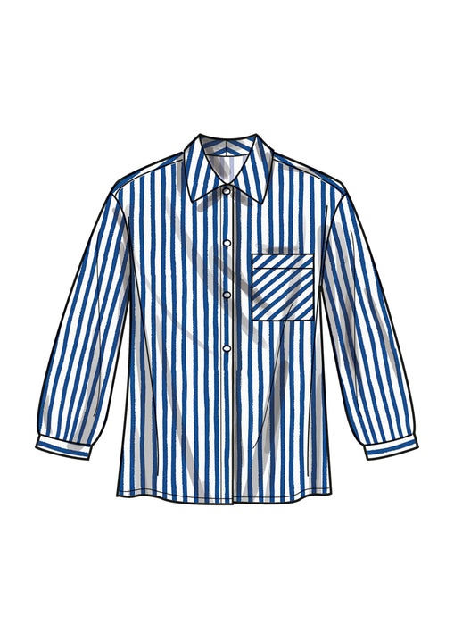 Simplicity 9708 Women's Shirts Sewing pattern from Jaycotts Sewing Supplies
