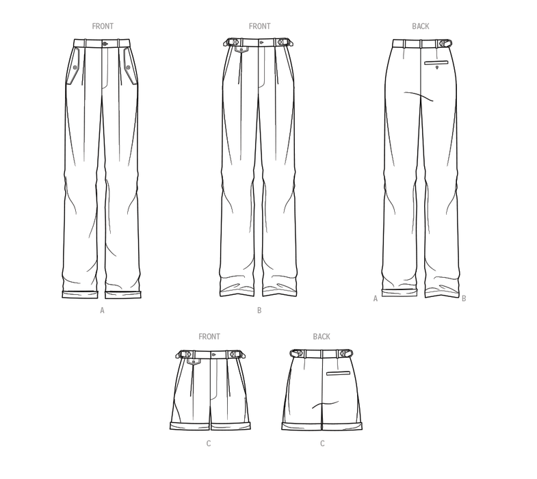 Simplicity 9709 Trousers and Shorts Sewing pattern from Jaycotts Sewing Supplies
