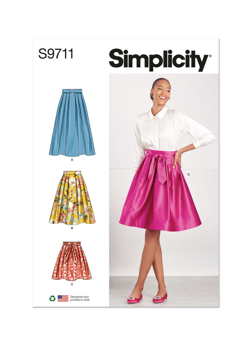 Simplicity 9711 Skirts Sewing pattern from Jaycotts Sewing Supplies