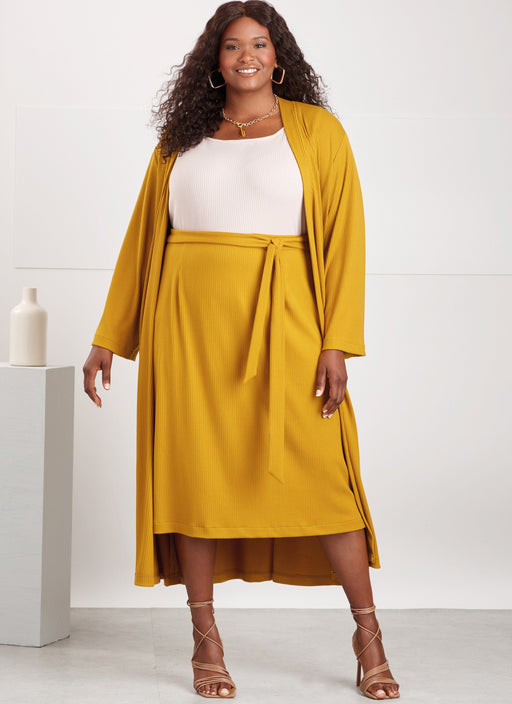 Simplicity 9717 Women's Knit Top, Cardigan and Skirt Sewing pattern from Jaycotts Sewing Supplies
