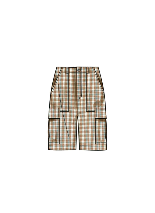 Simplicity 9718 Men's Knit Top, Cargo Pants and Shorts Sewing pattern from Jaycotts Sewing Supplies