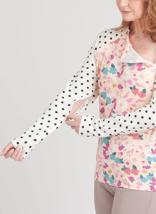 Simplicity 9723 Unisex Dual Port Access Chemo Top and Hoodie pattern from Jaycotts Sewing Supplies