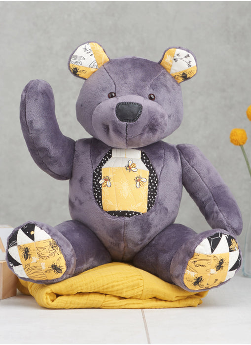 Simplicity 9731 Stuffed Bear pattern by Carla Reiss Design from Jaycotts Sewing Supplies