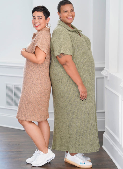 Simplicity 9740 sewing pattern Misses' Knit Dress in 2 Lengths by Mimi G Style from Jaycotts Sewing Supplies