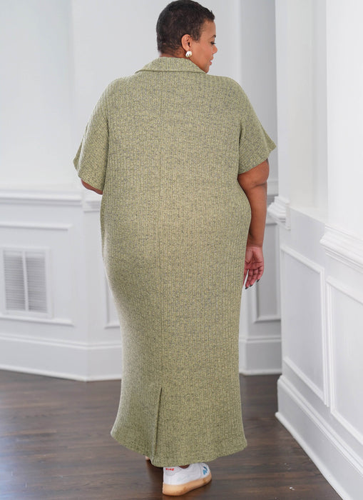 Simplicity 9741 sewing pattern Women's Knit Dress in 2 Lengths by Mimi G Style from Jaycotts Sewing Supplies