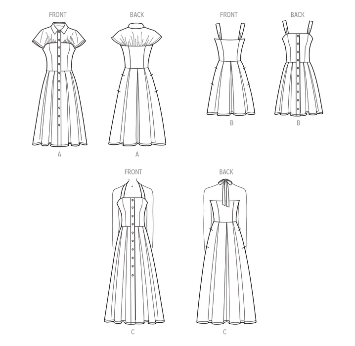 Simplicity 9742 sewing pattern Misses' Dresses from Jaycotts Sewing Supplies