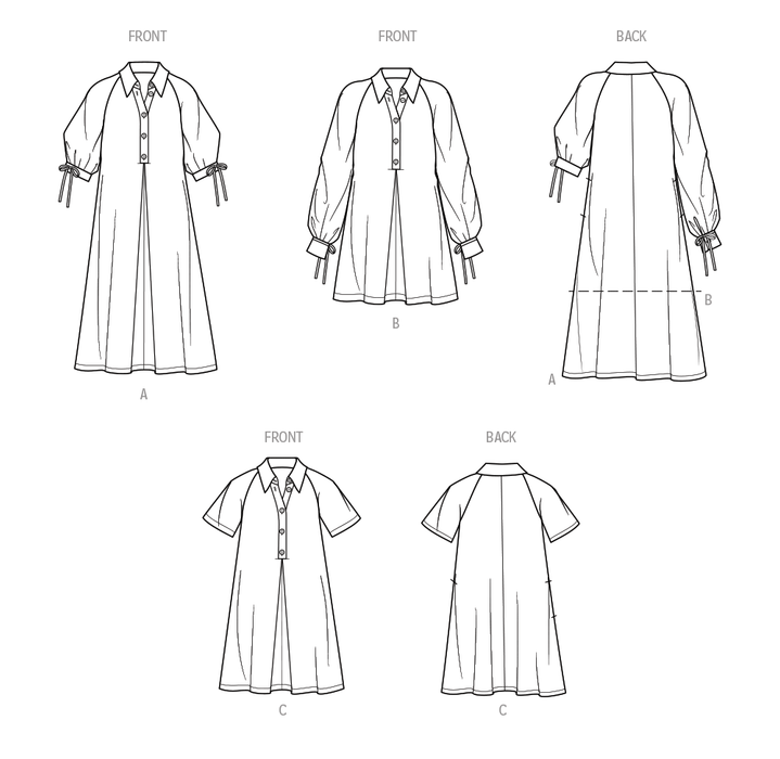 Simplicity 9744 sewing pattern Misses' Dresses from Jaycotts Sewing Supplies
