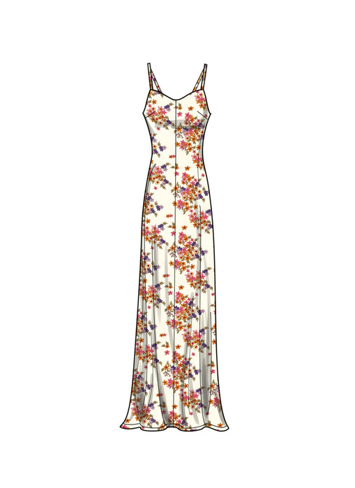 Simplicity 9745 sewing pattern Misses' Slip Dress in Three Lengths from Jaycotts Sewing Supplies